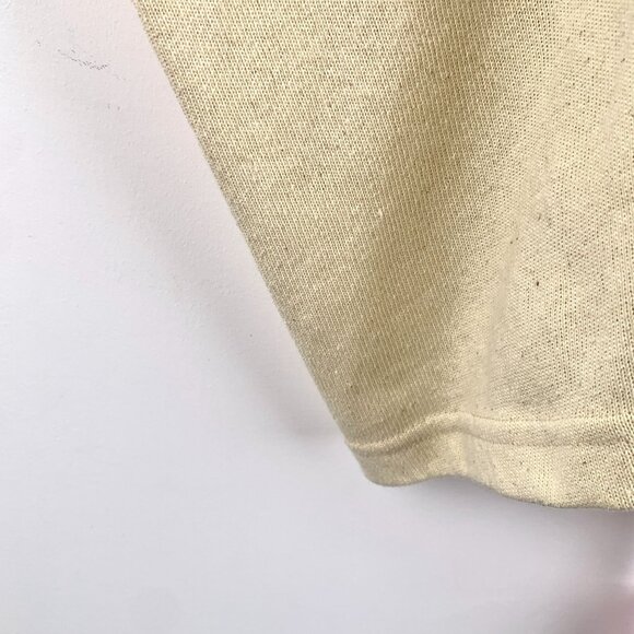 Bottega Veneta Beige Cotton Round-Neck Short-Sleeved T-Shirt M Size Made In Ital - Picture 5 of 6